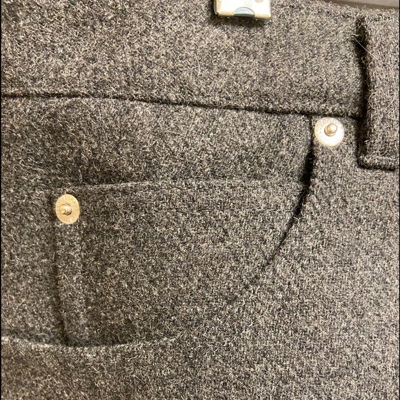 WEEKDAY- NWT- Grey Wool Mini Skirt Size L - Picture 4 of 7